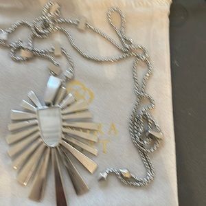Kendra Scott silver adjustable necklace